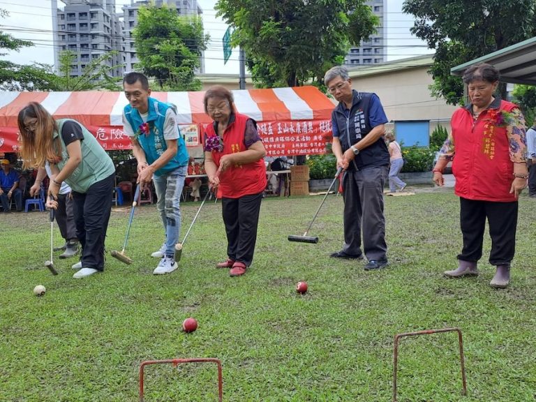 91歲阿祖也上場！全國老人金槌盃槌球賽 大里熱鬧開打