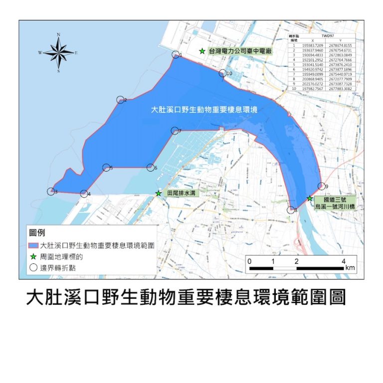 大肚溪口保護區再升級！ 中市府與彰縣府聯手公告保護區新範圍