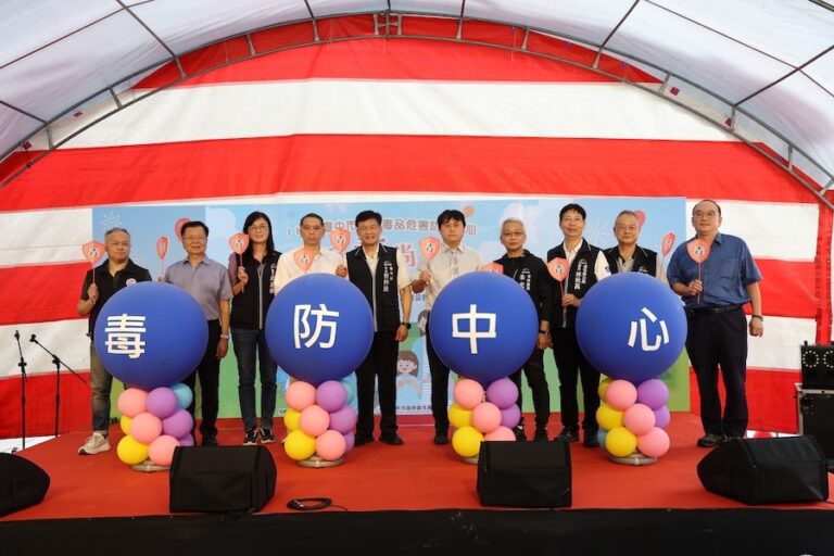 中市毒防中心推廣諮詢專線及展現藥癮者服務成果 獲得市民肯定