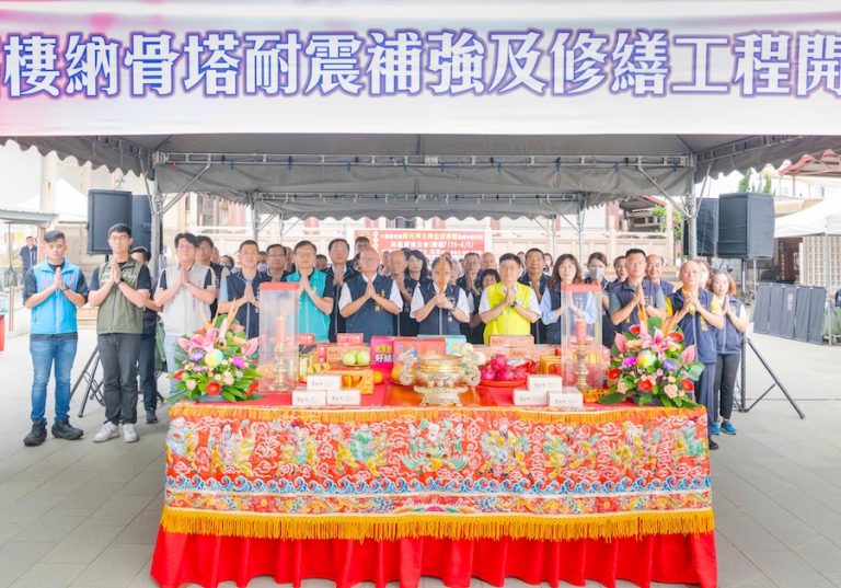 斥資近千萬！中市梧棲納骨塔啟動耐震補強 民政局長：強化殯葬設施安全品質
