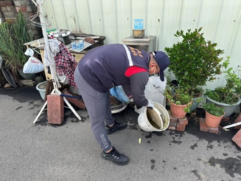 拒絕登革熱 ! 中市環保局呼籲市民把握雨後黃金48小時清除積水容器