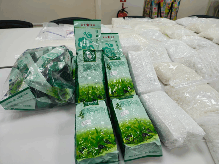 市警查獲毒品愷他命 喬裝「鐵觀音」茶葉仍難逃查緝