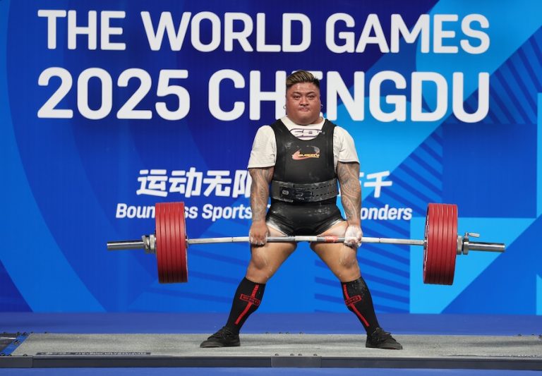 台中之光！台中114年傑出運動選手楊森 成都世運會破世界紀錄勇奪金牌