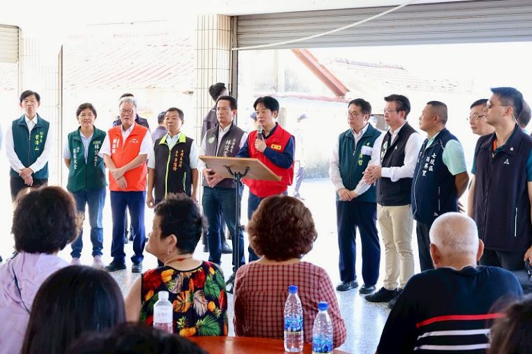 賴清德視察七股風災後復建進度 肯定中央地方合力成果