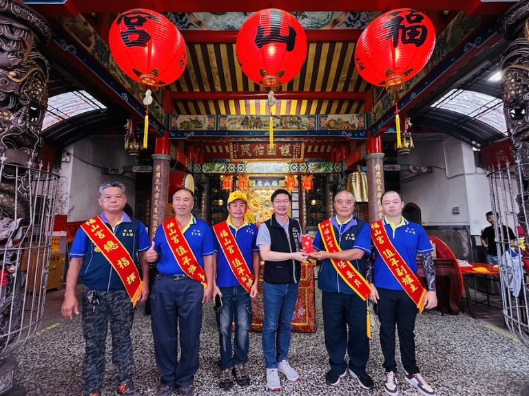 中市客委會主委護送三山國王鑾轎啟程 和平區福山宮謁祖進香祈平安