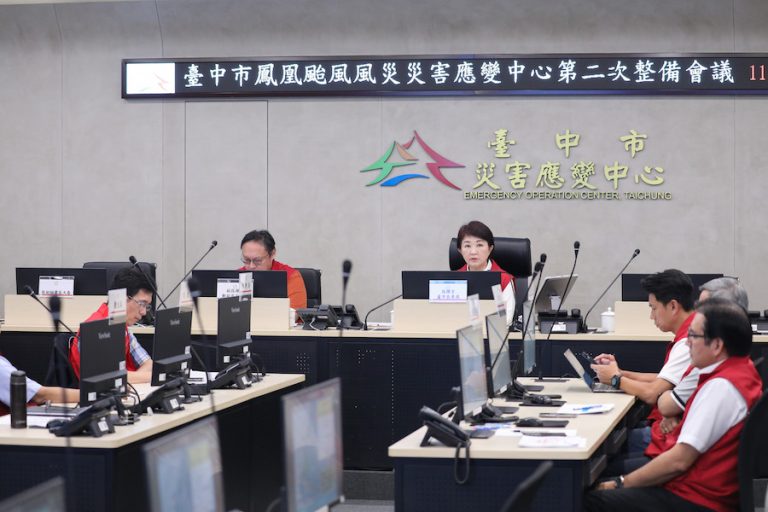 台中超前部署防颱整備　盧市長：多一份防範 少一份災害