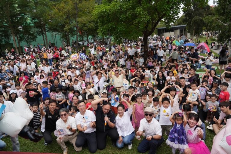 台中通野餐日人氣爆棚！ 東區湧泉公園超過8千親子同樂