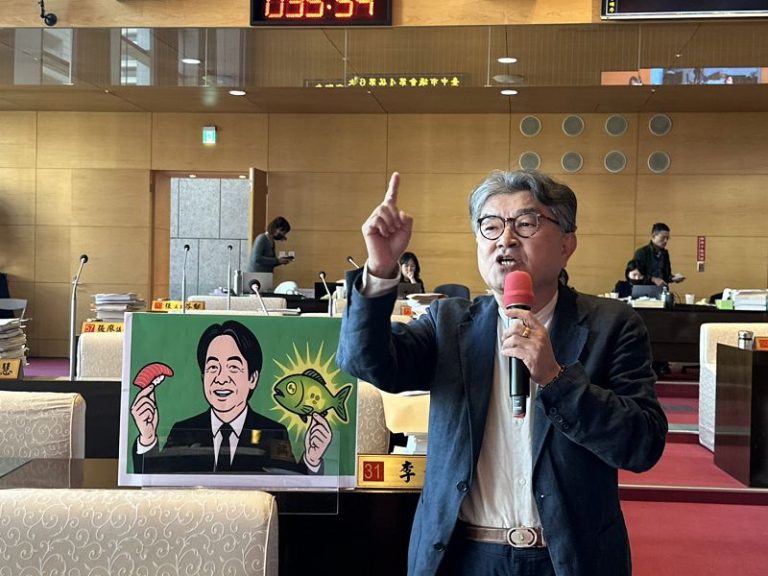 李中批賴清德不應助長日本軍國主義死灰復燃