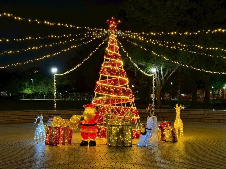 歲末點亮幸福城！中市豐富、湧泉公園率先點燈迎接最美聖誕夜
