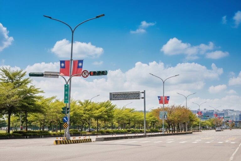 迎接2026新年序幕！台中國旗旗海齊揚 行憲紀念日、元旦雙節同慶　城市風貌煥然一新