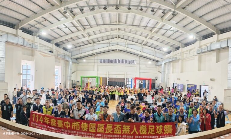 無人機也能踢足球！中市運動局力挺新興運動 全國32支隊伍齊聚梧棲區長盃競技