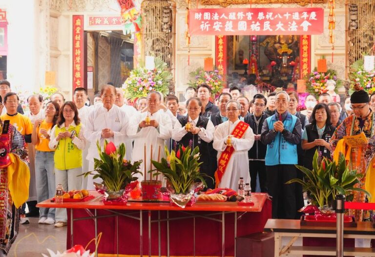 醒修宮建宮80週年米龍開光祈福地方平安 民政局長感謝長年護佑鄉里