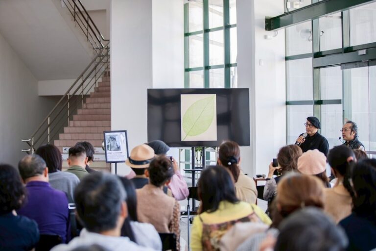 首次來台現地創作 日本花道家上野雄次於中市纖博館編織生命的「線與脈」