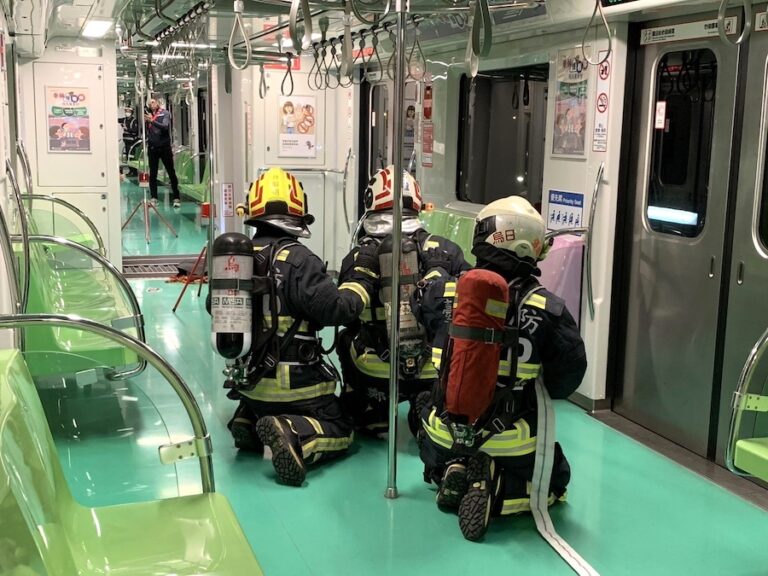 中捷模擬演練列車火災 強化應變機制及跨單位合作