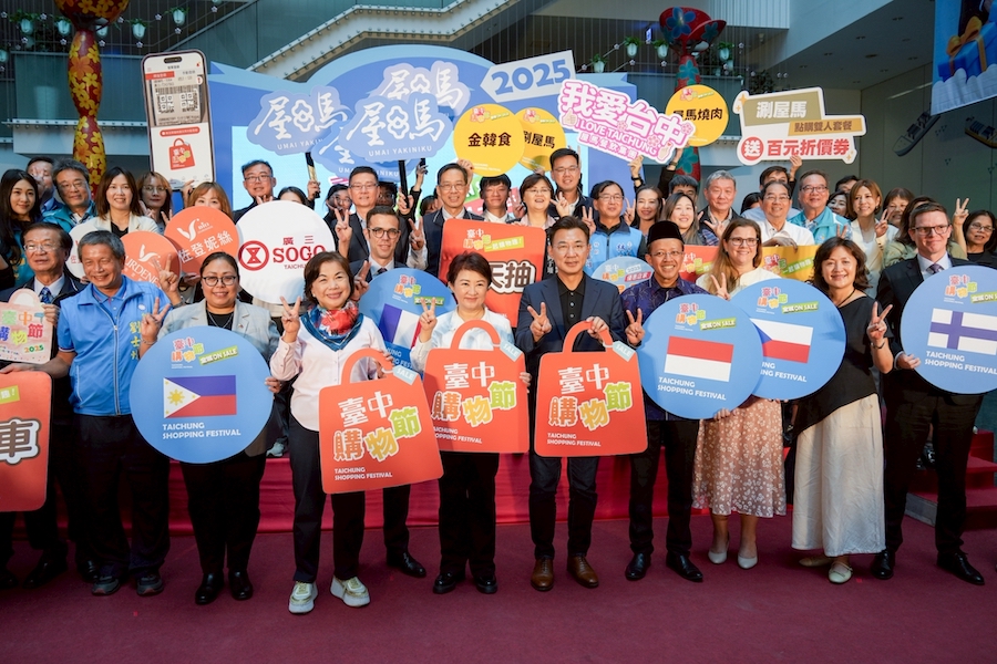 台中購物節化身「國際名片」！多國駐台代表宣傳影片觀看數破百萬 助攻外籍參與人數成長逾5成