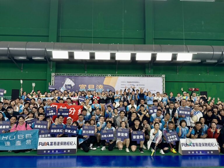 企業力挺台中酷運動！富易達公益盃揮拍傳愛 20萬報名費全捐助弱勢 運動局長：公私協力讓運動更有溫度