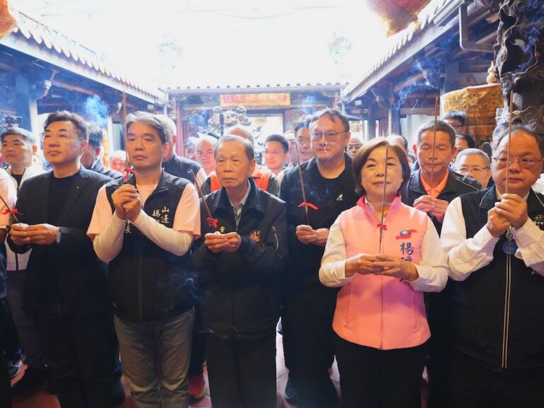 「時尚媽祖」降臨台中！ 山邊媽祖百年首訪 傍晚攜手旱溪、大庄媽逛夜市 鄭副市長祈願國泰民安