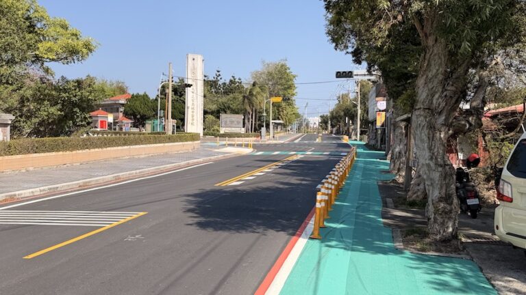 人本交通再升級！中市大甲開元路新增標線人行道 守護學區通行安全