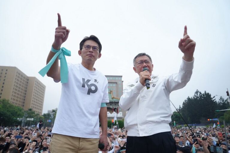 民眾黨上凱道討公道 八萬民眾力挺