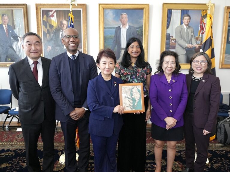 城市外交新里程！訪團拜會馬里蘭州府 副州長盛讚盧市長女力執政貢獻