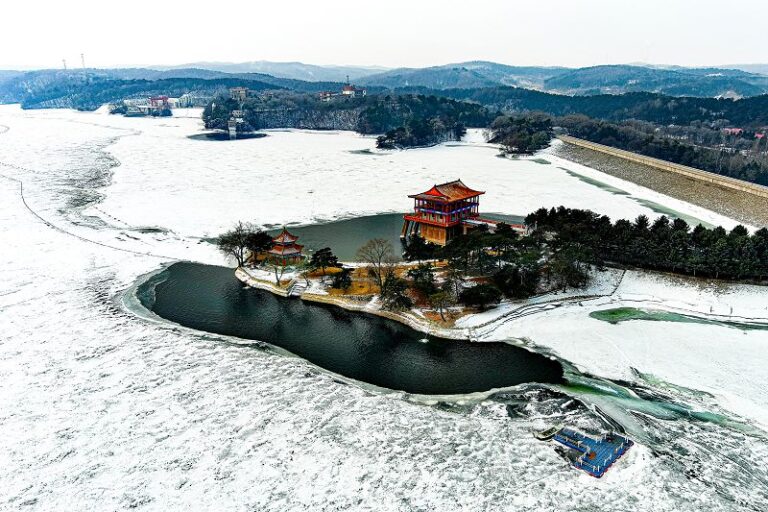 撫順冬日銀裝素裹生機盎然
