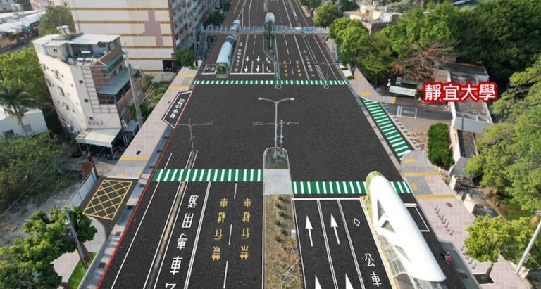 台灣大道靜宜弘光段今起夜間燙平施工！市府投入1.54億打造安全人本通行環境