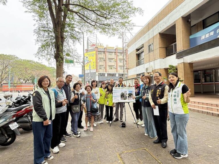 西區大隆路人行道優化啟動！中市建設局打造友善綠蔭步行空間